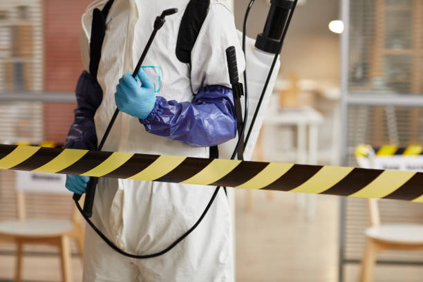 Professional Biohazard Cleanup technician working in New Haven, MI